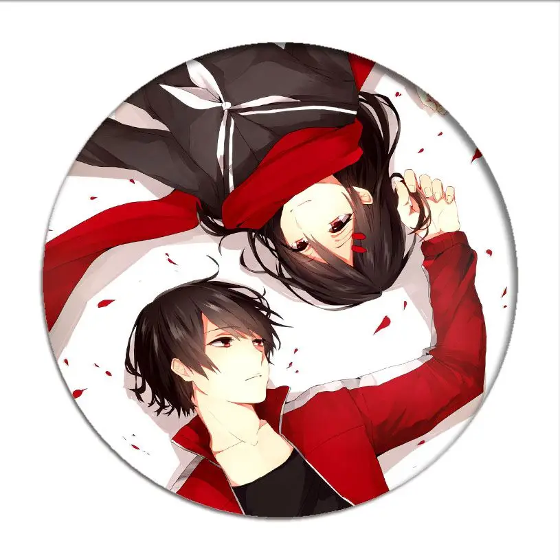 1 шт. аниме MekakuCity актеры Kido значок косплея брошь заколки Kagerou Project Kano Seto
