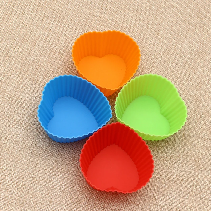 10 шт./компл. силиконовые формы для торта обертки пирожных выпечки Маффин