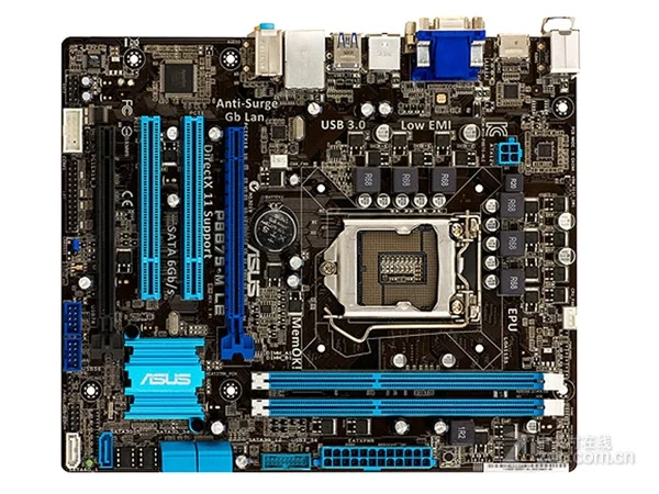 Б/у ASUS P8B75-M LE DDR3 LGA 1155 для I3 I5 I7 B75 рабочего Материнская плата