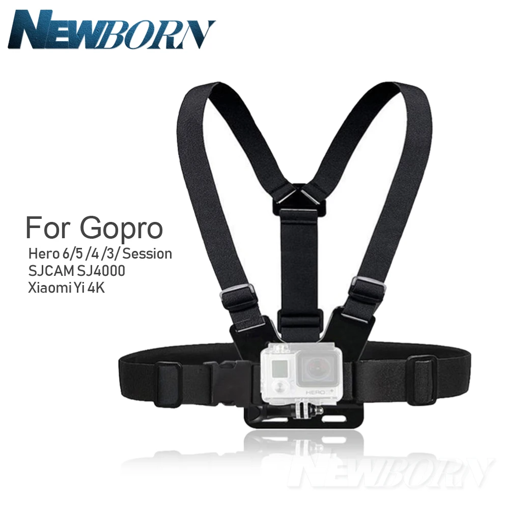Горячая Gopro аксессуары регулируемый нагрудный ремень крепление для Gopro Hero 6 5 4 3 SJCAM XIAOMI YI Dji аксессуары