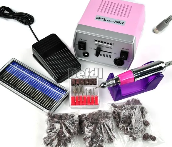 2014 New Pro 3000 RPM Electric Nail Art Drill Manicure Set File Improved Overheat + Vibration US/EU Plug 10 | Красота и здоровье