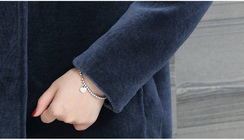 Женское пальто из овечьей кожи зимнее длинное шерстяное меховое с капюшоном и