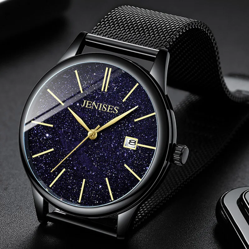 Мужские наручные часы 2019 мужские роскошные Брендовые деловые кварцевые со