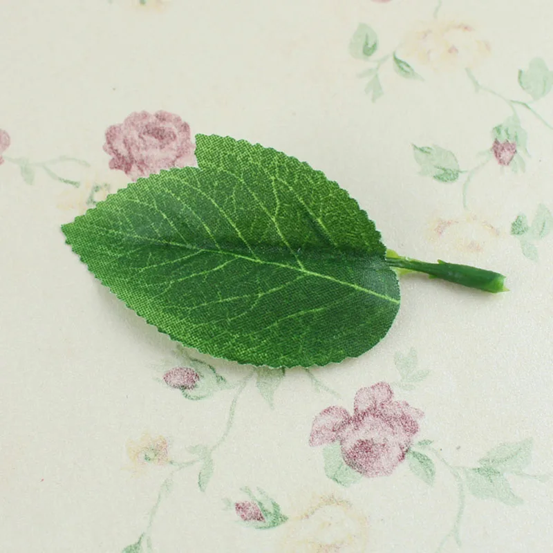 10 шт. Искусственные цветы шелковые листья розы домашнее свадебное украшение для