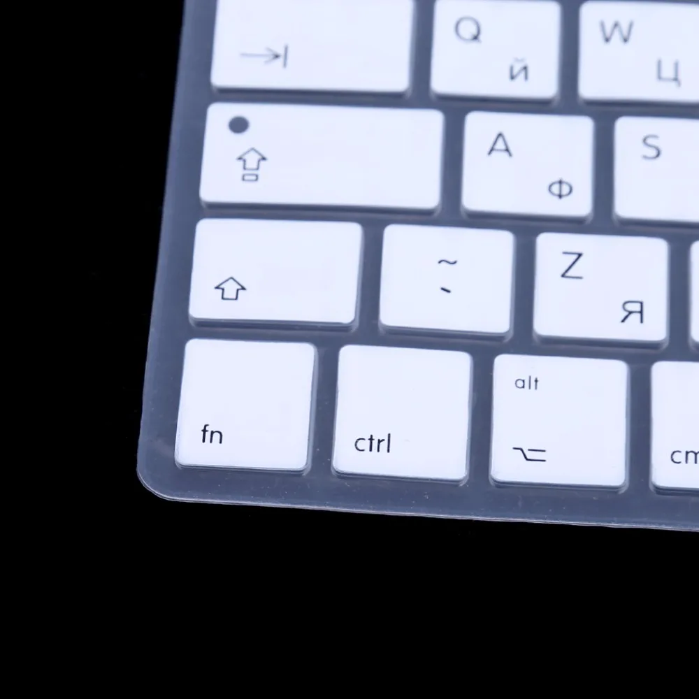 ЕС Версия русская Клавиатура силиконовый чехол для Apple Macbook Air Pro 13 15|Клавиатуры| |