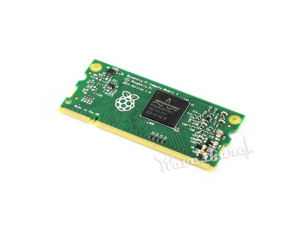 Вычислительный модуль 3 Lite 1 ГБ ОЗУ 2 ГГц четырехъядерный ARM Cortex-A53 Raspberry Pi гибкий
