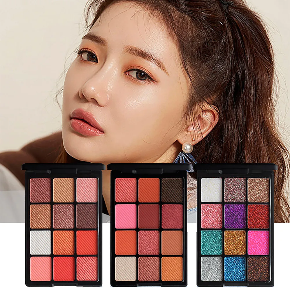 Тени для век Палитра легко носить тени матовые натуральные факторы Пластина