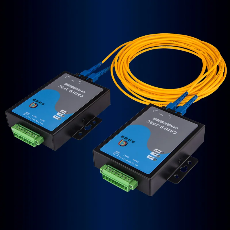 2 порта CAN для оптоволоконного преобразователя CANOpen DeviceNet Hub CANFiber Single Mode SC или ST