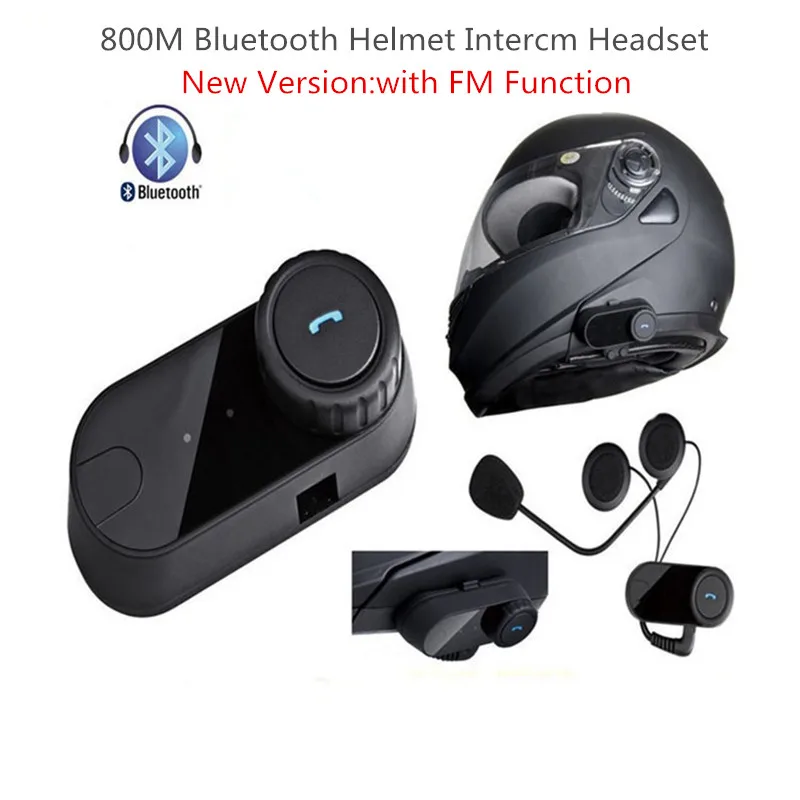 Оригинальный полнодуплексный Bluetooth интерком для мотоциклетного шлема FDC T COMVB 800 м
