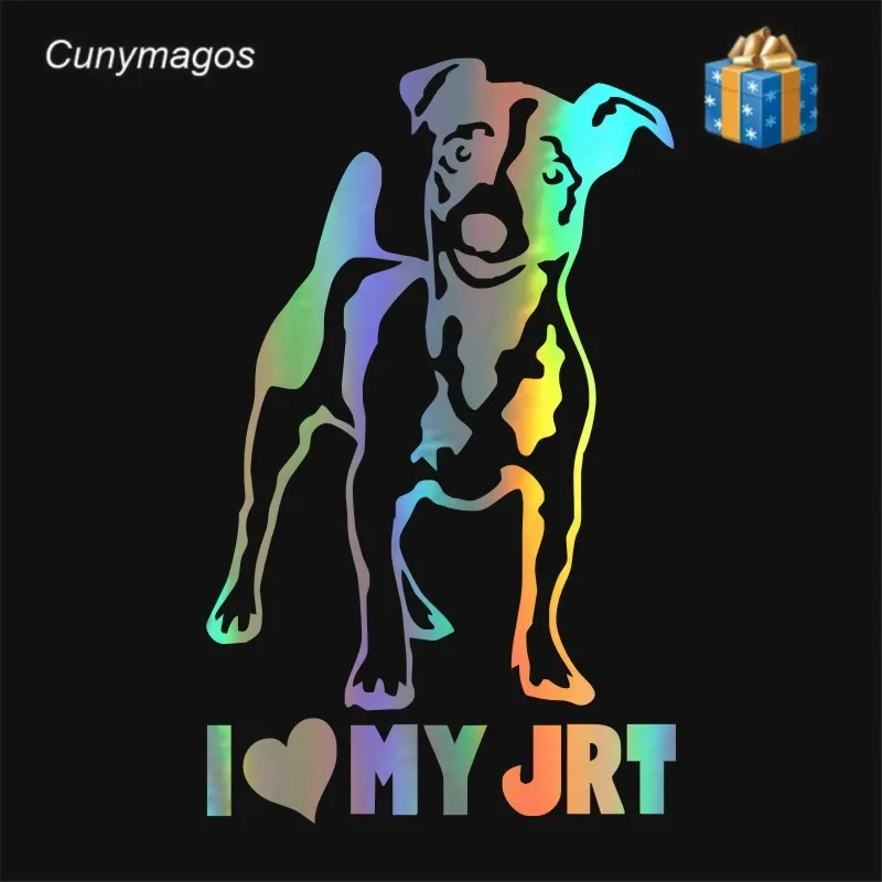 Cunymagos Джек Рассел терьер виниловая наклейка Стикеры собака Puppy Love автомобиля