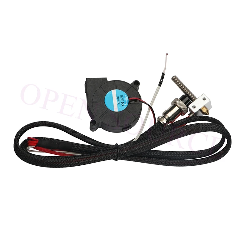 ANYCUBIC 3d принтер 4max 12 В 1,75 мм/0,4 мм Насадка Экструдер Hotend комплект w/горловина быстрое соединение нагревательная трубка Вентилятор охлаждения термистор