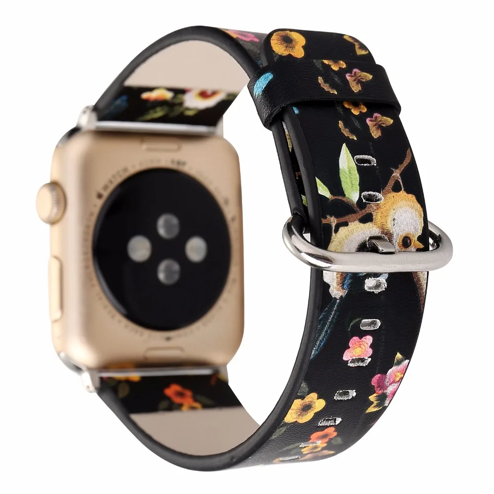 Фото Ремешок для часов Apple Watch из натуральной кожи 38/42 мм сменный ремешок с застежкой Ремешок для часов Apple Watch из натуральной кожи 38/42 мм сменный ремешок с застежкой