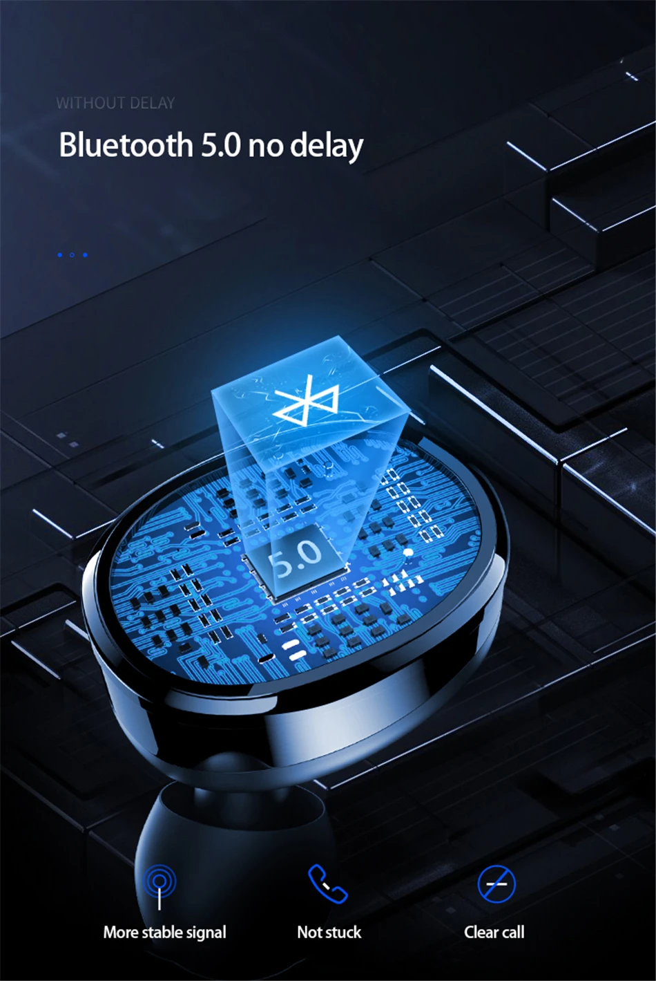 TWS 5,0 Bluetooth беспроводные наушники настоящие беспроводные наушники-вкладыши стерео с микрофоном бинауральные звонки гарнитура YZ255