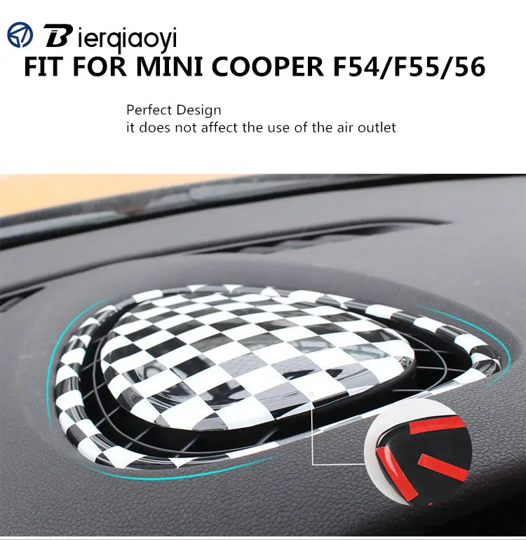 Для MINI Cooper F56 F55 F54 Clubman Автомобильная интерьерная приборная панель наклейка на