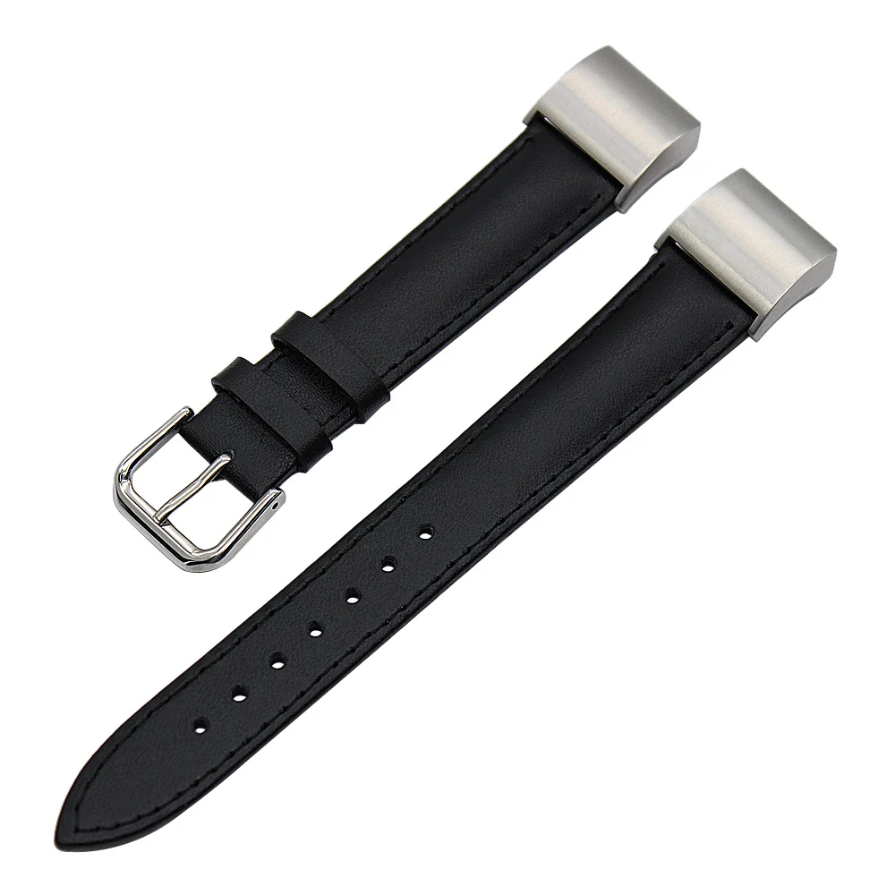 Ремешок для часов из натуральной кожи и адаптеры Fitbit Charge 2 ремешок нержавеющей