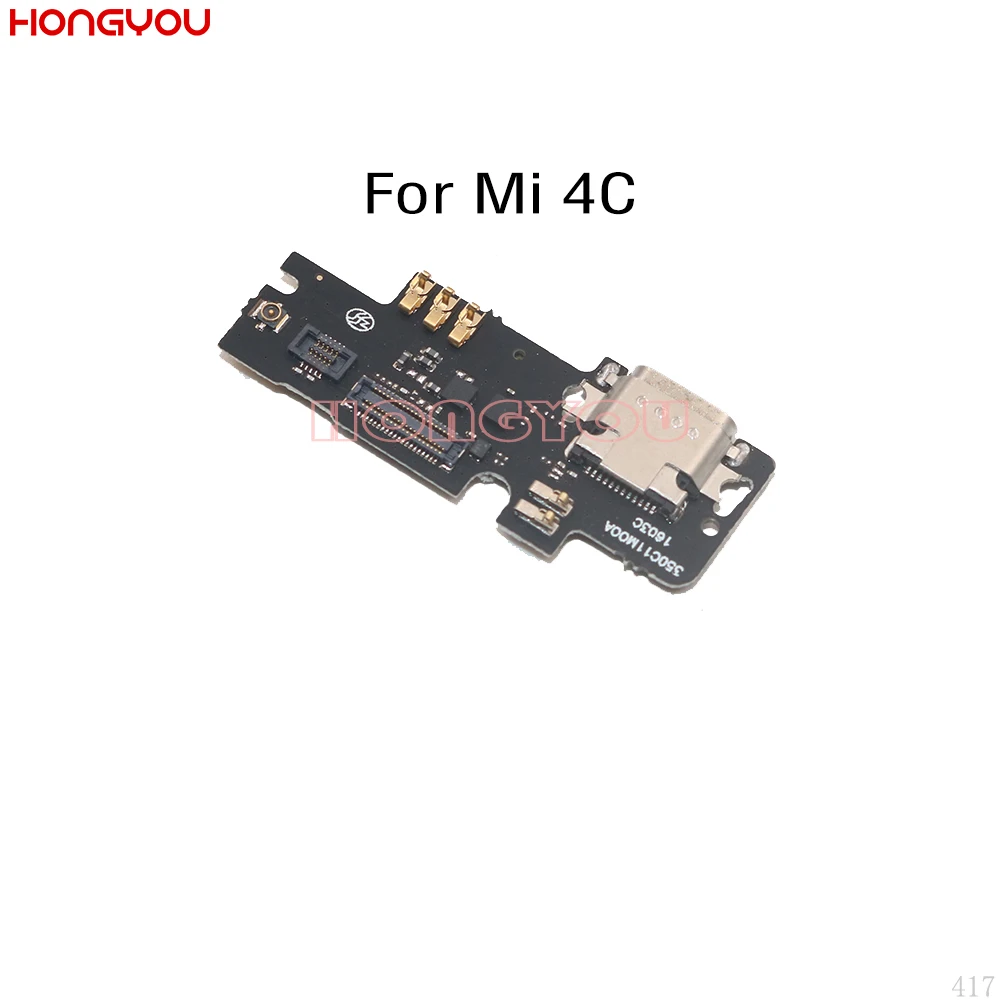 10 шт./лот для Xiaomi Mi 4C Mi4C M4C USB зарядная док-плата зарядный гнездо разъем штекер