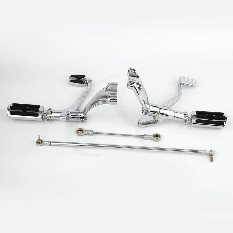 Motorcycle Forward Controls Foot Pegs Levers Linkage for Harley Sportster XL883 1200 Custom 2004-2013 | Автомобили и мотоциклы