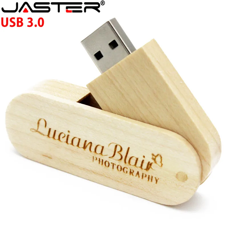 USB флеш накопитель JASTER деревянный портативный 4/8/16/32/64 ГБ|USB флэш-накопители| |