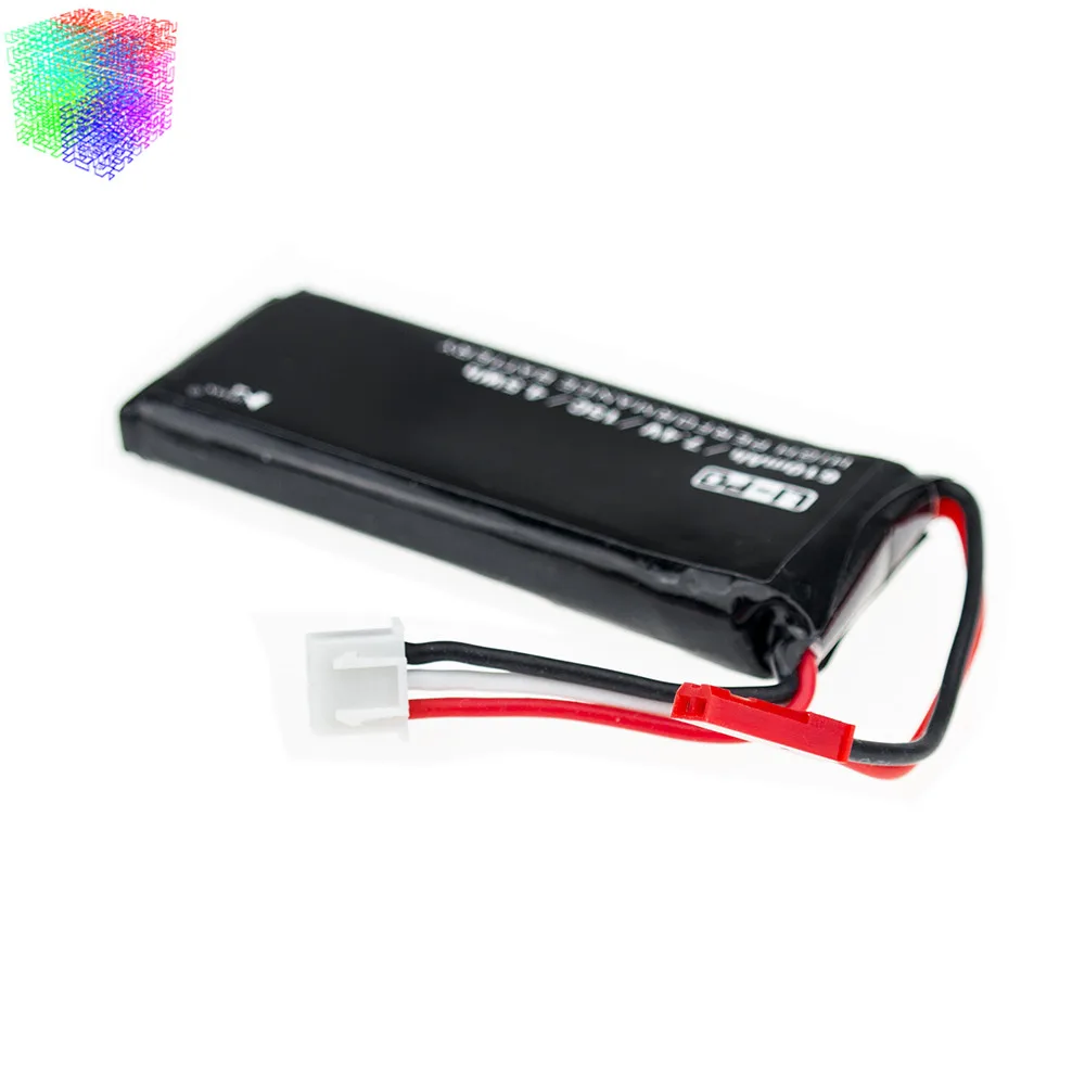 Аккумулятор Hubsan H502S lipo 7 4 В 610 мА · ч 15С 5 Вт 3 шт. Кабель зарядного устройства JST для