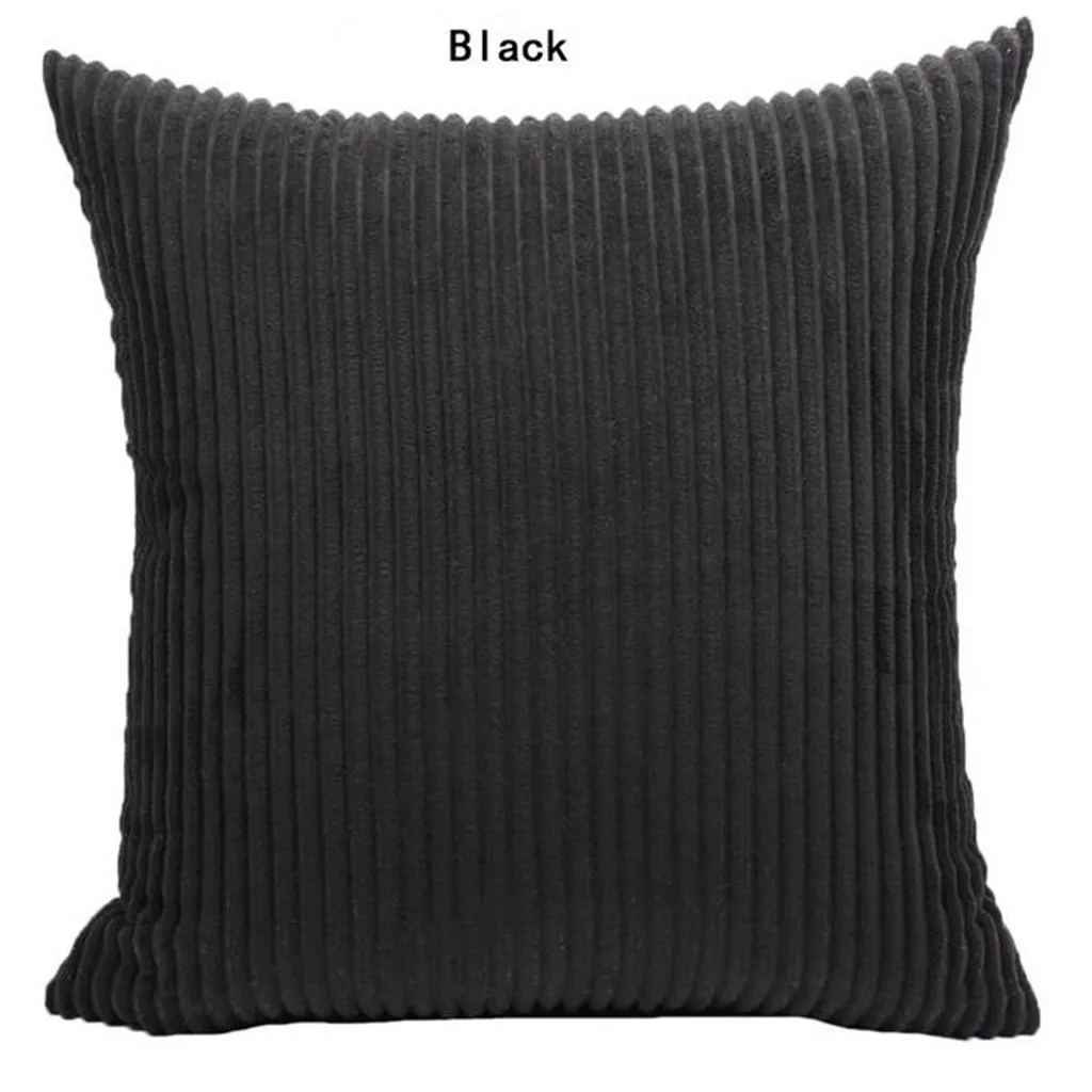 Новинка наволочка для подушки вельветовый однотонный чехол диванной в