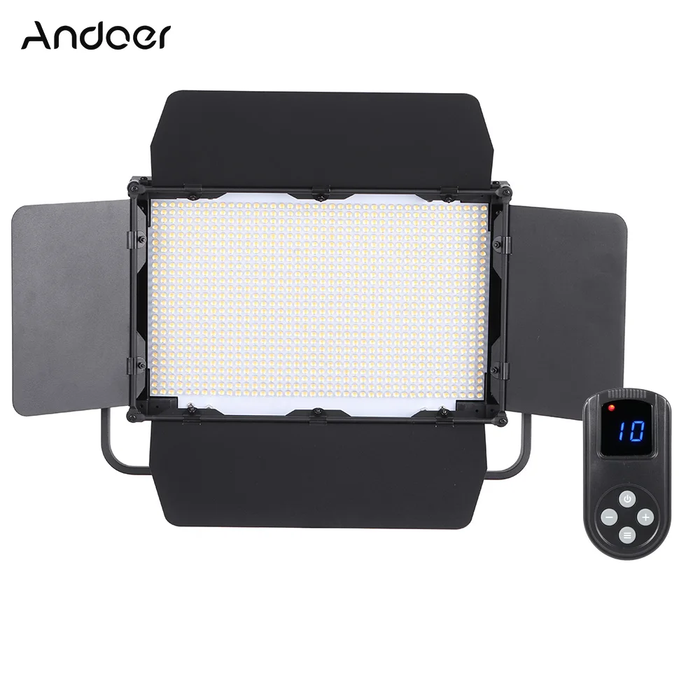 Andoer Регулируемая яркость 1040 шт светодиодные бусины CRI 95 + DMX512 Видео Студия свет