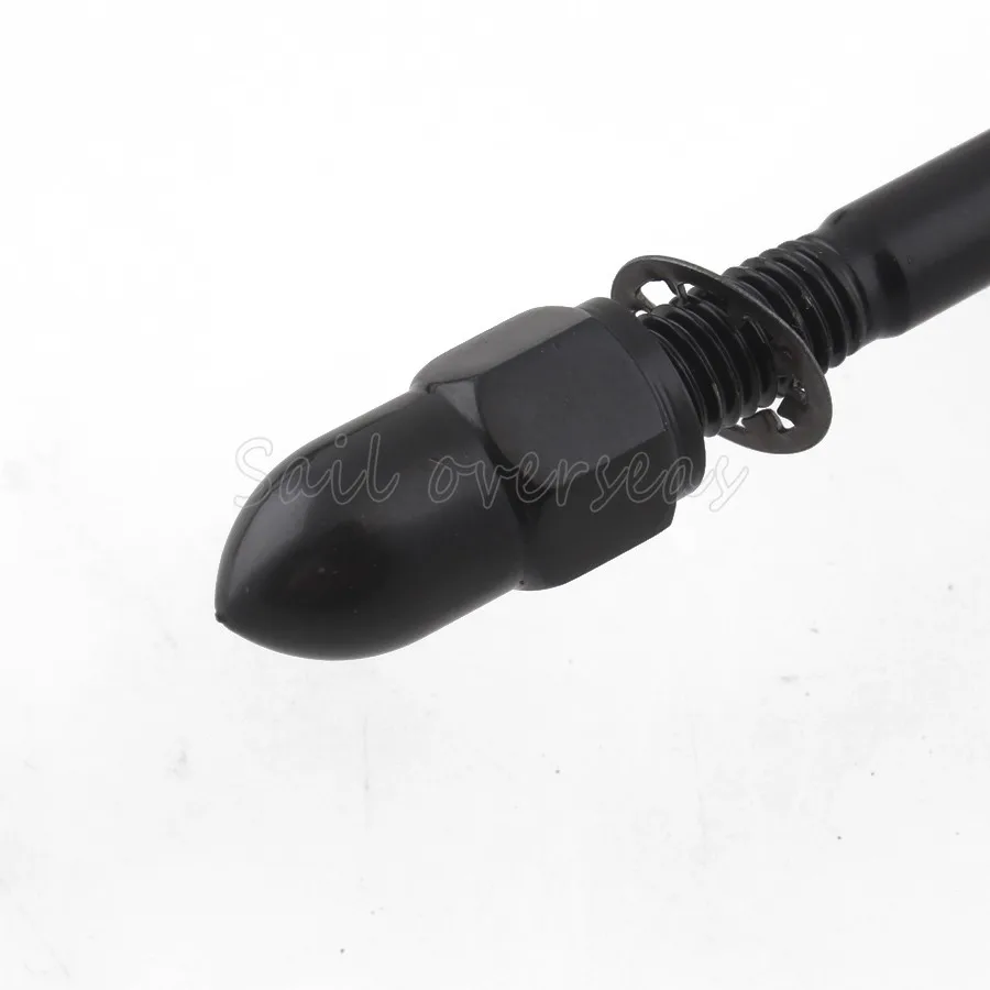 Бесплатная доставка Черное металлическое боковое зеркало заднего вида для Harley