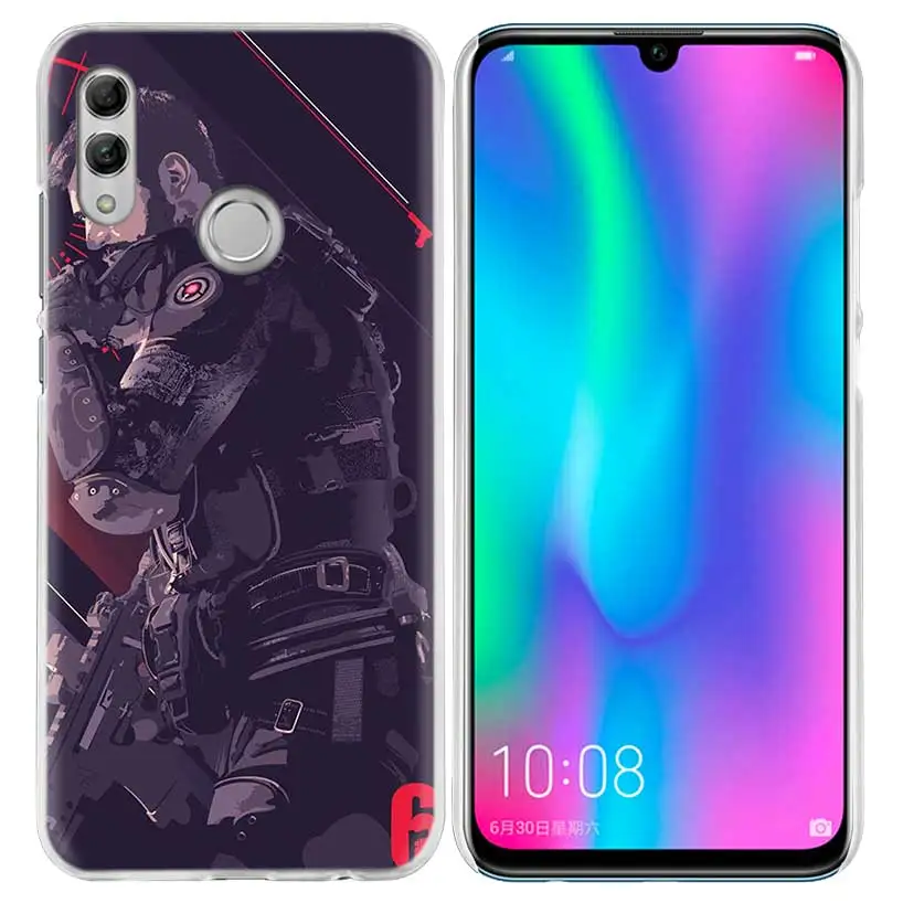 02 Радуга шесть чехол для huawei Honor 8X Y9 9 10 Lite Play 7C 8C 8S 8A фотоаппаратов моментальной печати 7S 7A Pro V20 20i Y6 Y7 Y5 Жесткий PC Капа чехол для телефона - Цвет: 02