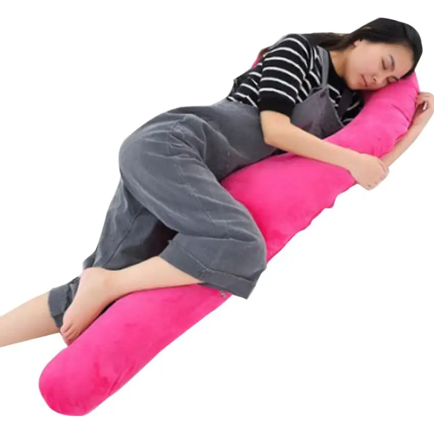 Hot Pink Горячая морской конек обнимается шеи рулон подушка тела обнимает подушки плюшевые игрушки чучела подарок замечательный - Цвет: Hot Pink