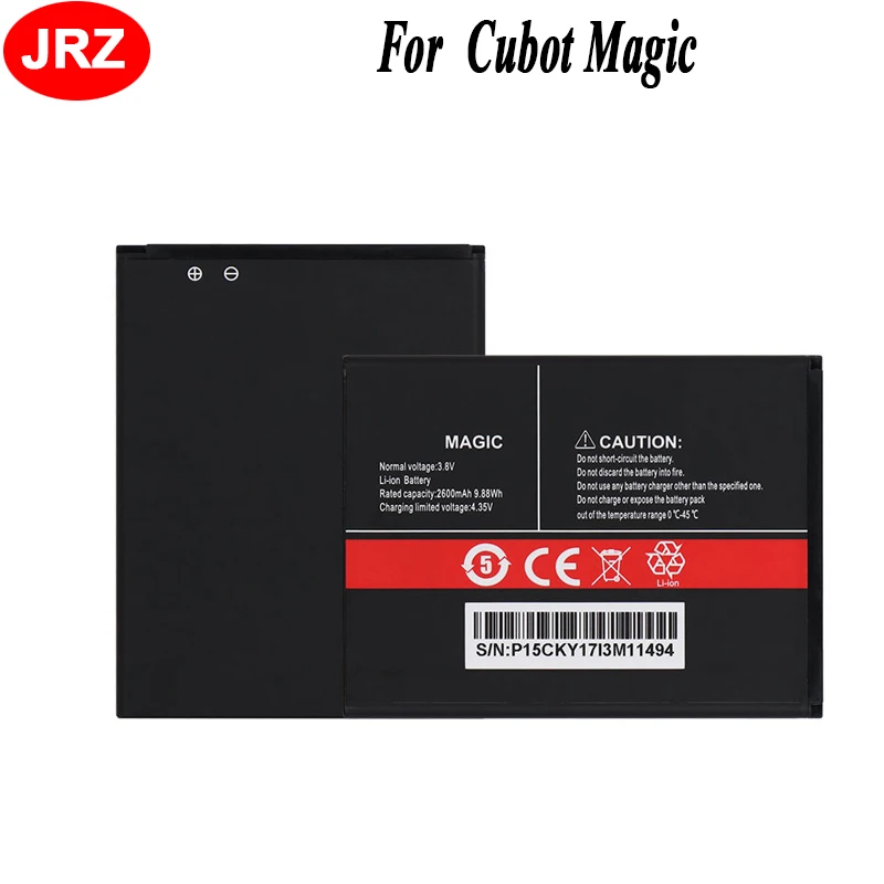 JRZ для Cubot Magic Phone аккумулятор 2600 мАч Высокая емкость 3 8 в высокое качество сменные