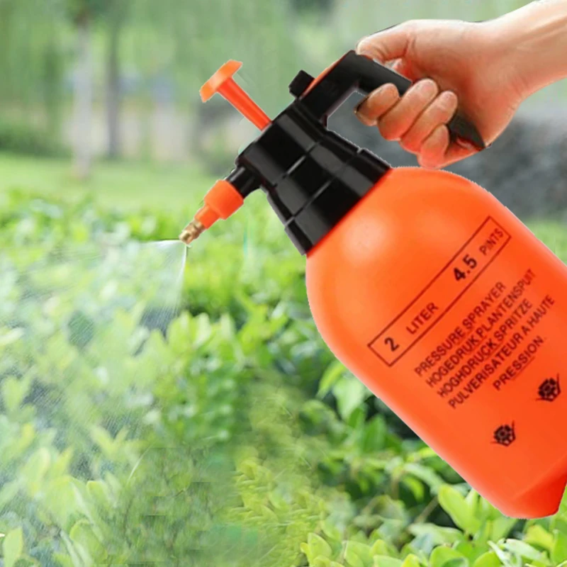 

2L Garden Watering Spray Bottle Car Washing Pressure Spray Pot Auto Clean Air Compression Pump Sprayer Bottle Hand Pressure
