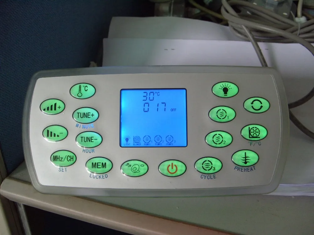 

KL8-3 spa keypad with white lock backside, hot tub controller panel fit LX heater for JAZZI,J&J,SERVE,kingston,monalisa,mesda