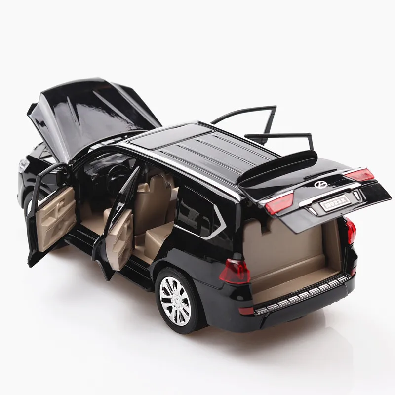 Коллекция детских игрушечных автомобилей 1/24 Lexus lx570 из сплава|Наземный транспорт|