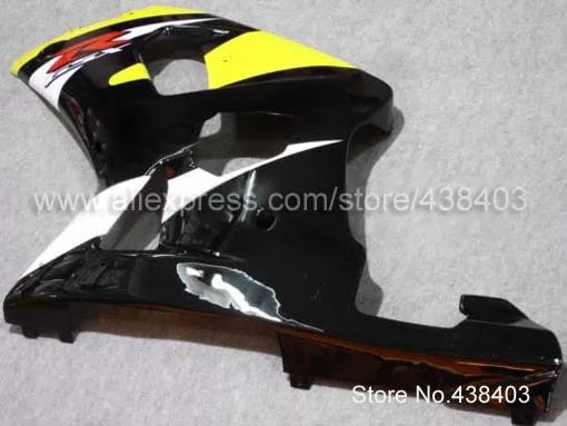 GSX R600 2001 2002 2003 R750 yellow black Body Kit Fairing for Suzuki GSXR R 600 750 01 02 03 K1 | Автомобили и мотоциклы