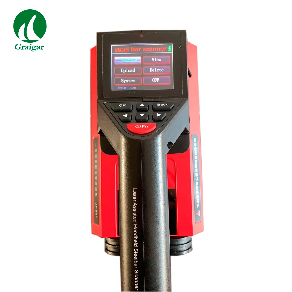 

JY-8Sk Handheld Nondestructive Laser Assisted Steel Bar Scanner JY8SK Steel Bars Distance Tester