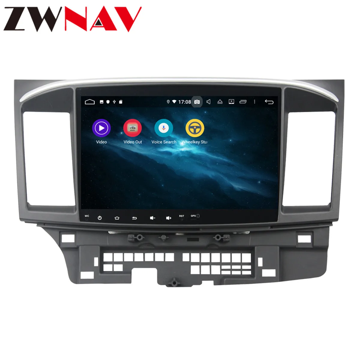 Автомобильный GPS-плеер с сенсорным экраном 10 2 дюйма Android 9 0 для Mitsubishi Lancer EVO