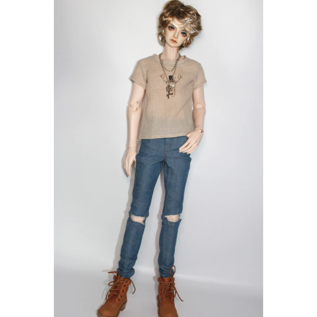 Повседневная Одежда для кукол футболка с короткими рукавами топ 70 см комплект Uncle