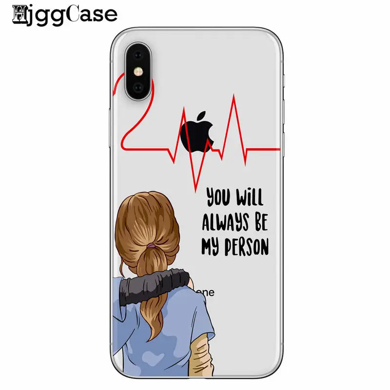 Чехол для телефона Greys Anatomy You're My Person iphone 7 6s 8 Plus 5 5S SE X XS MAX XR мягкий чехол huawei P9 P10 P20