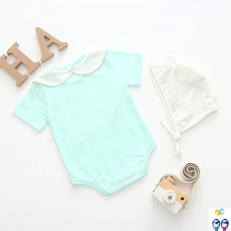 Новое поступление летние милые комбинезоны для маленьких мальчиков и девочек