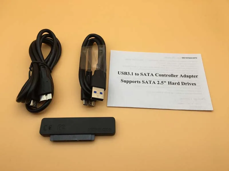 

USB 3.1 Type-C to SATA3.0 Cable Converter Adapter ASM1351 Chip SATA HDD SSD Convert Card for MAC OS