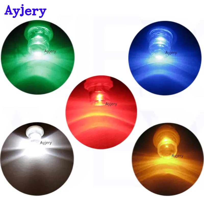 AYJERY! 100X BA9S 1 SMD вогнутые Предупреждение индикаторы Dashoard СВЕТОДИОДНЫЙ Фонарь Авто