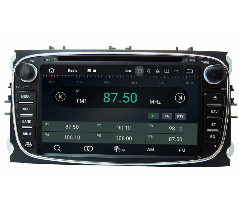 Автомобильный dvd плеер Android 9 0 GPS для Ford Mondeo Focus C max Galaxy Octa 8 Core 4 Гб ОЗУ 64 ПЗУ Радио BT DAB