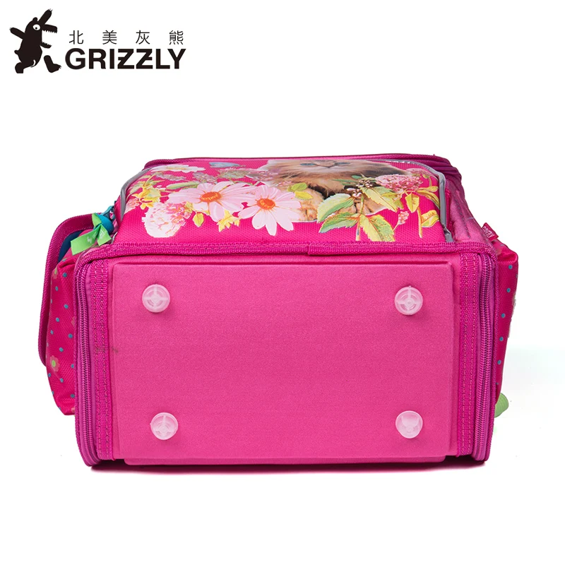 Гризли Кот Школьные ранцы Дети Ортопедические школьные Рюкзаки для детей