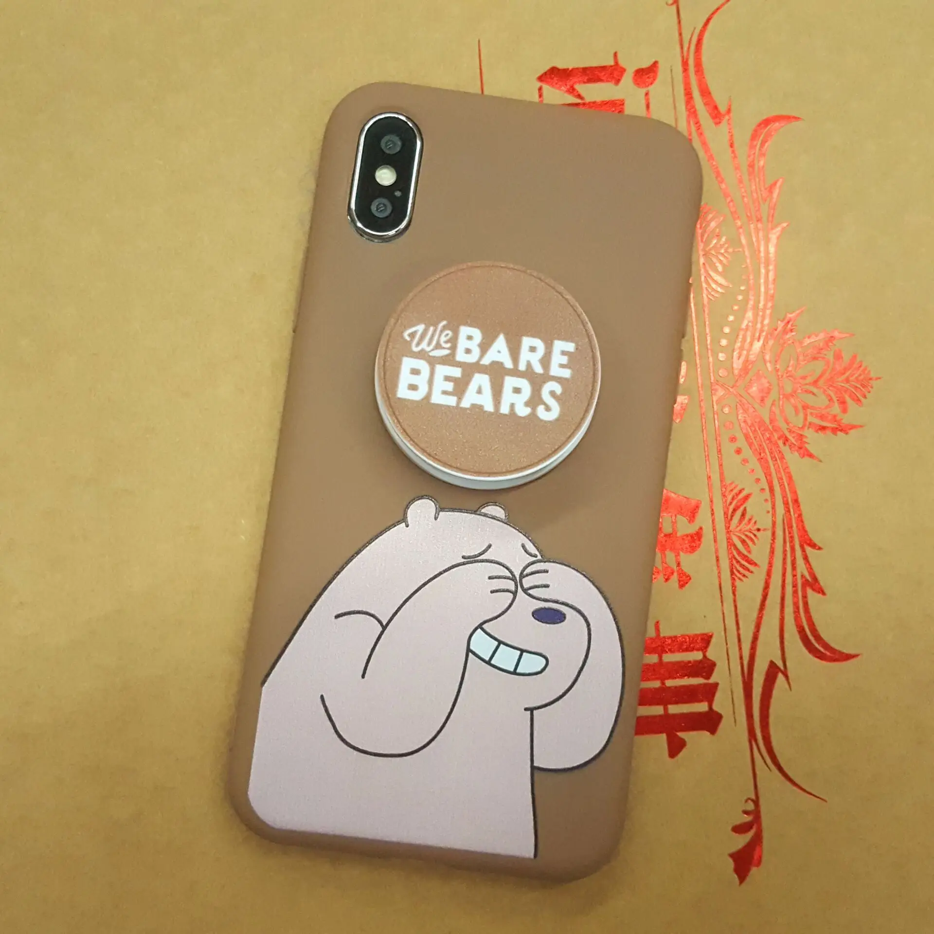 brown bear Чехол для huawei Y3 Y5 Y6 II Y7 Prime Y9 Honor Play 5A Мягкий силиконовый чехол для телефона с кронштейном - Цвет: brown bear