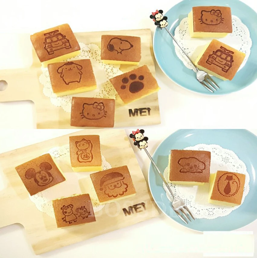 BOSSDEN торт гамбургер мясо кожа дерево Сделай Сам логотип Электрический паяльник