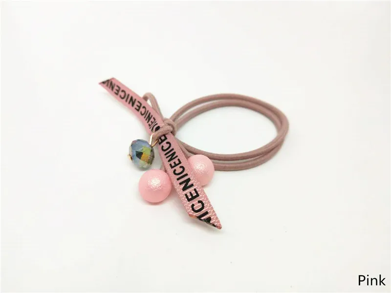 Style2-light pink 61 стиль, 1 шт., эластичные резинки для волос, резинка для волос, аксессуары для волос для девушек, повязки для волос для женщин, резинки для волос - Цвет: Style2-light pink