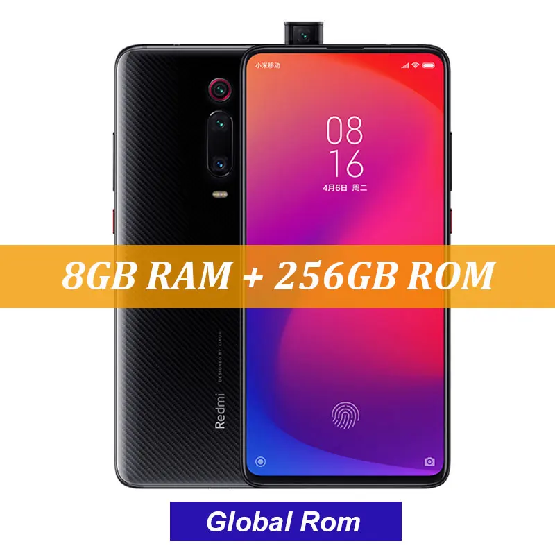 Global Rom Black Xiaomi Redmi K20, глобальная ПЗУ, 8 ГБ, 256 ГБ, Восьмиядерный процессор Snapdragon 730, 6,39 ''AMOLED экран, камера 48 МП, 4000 мАч - Цвет: Global Rom Black