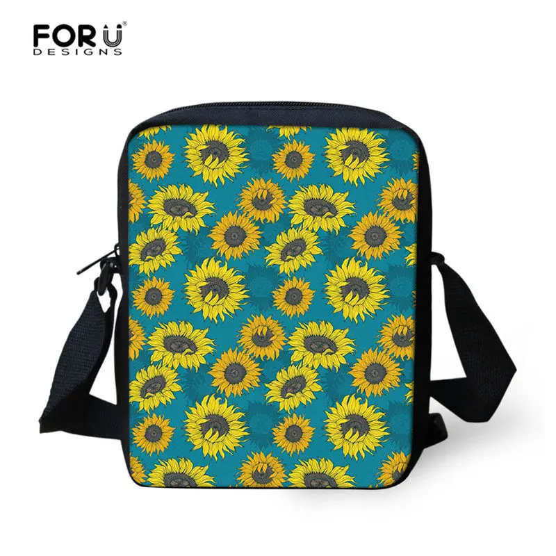 L5261E FORUDESIGNS/Милые Подсолнухи, легкие рюкзаки для девочек, школьные сумки, Набор детских книжных сумок, детский школьный рюкзак, mochila escolar - Цвет: L5261E