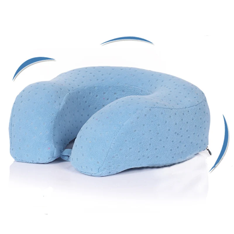 

Travel U Shaped Memory Foam Pillow Neck Rest Soft Cushion Pillow Slow Rebound U Pillow Travel Pillow