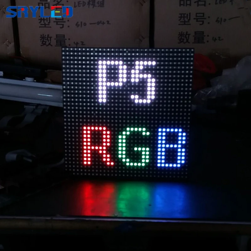 SRY P5 наружная 160*160 мм 32*32 пикселей SMD RGB Светодиодная панель для наружного