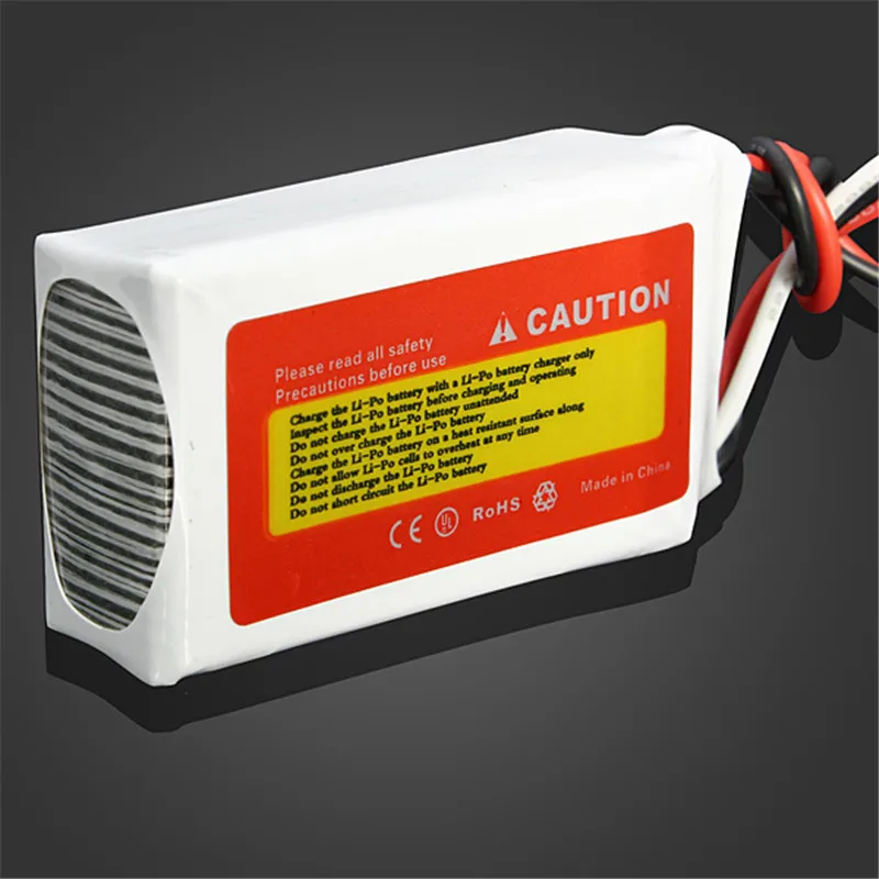 Перезаряжаемый ZOP Power 7 4 V 1000mAh 2S 25C Lipo аккумулятор разъем JST для радиоуправляемого